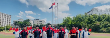 歌唱祖国工贸师生热烈庆祝祖国74周年生日快乐，繁荣昌盛！
